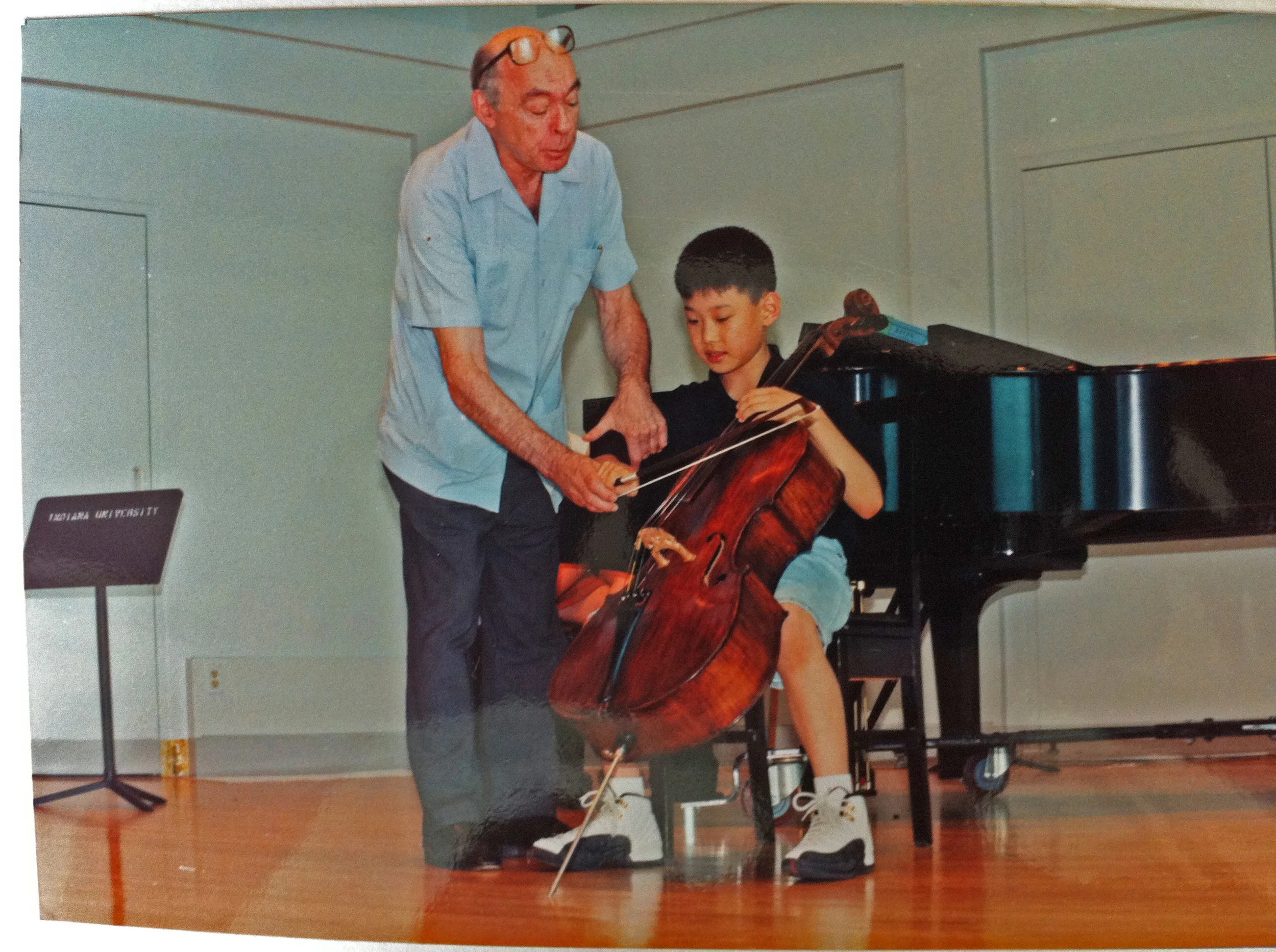 Jonah Kim with Janos Starker